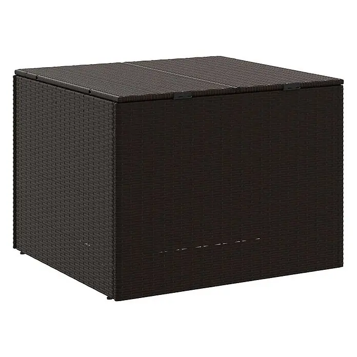 Furnicato Garten-Aufbewahrungsbox - Braun, Kunststoff