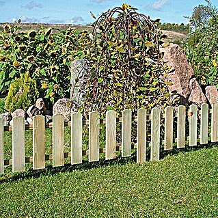 Mala ograda (120 x 45 cm, Bor, Impregnirano pod kotlovskim tlakom)