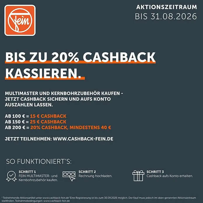 Fein Schleifblätter - Körnung: 40, 12 Stk., Gelocht - Kampagnenbild