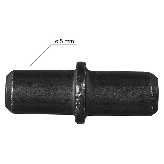 Walteco Plankdragers (Lengte: 17 mm, Diameter: 5 mm, Zwart, 20 st.) | BAUHAUS