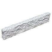 Rasenkante (L x B x S: 100 x 14 x 7 cm, Grau, Struktur: Fein)