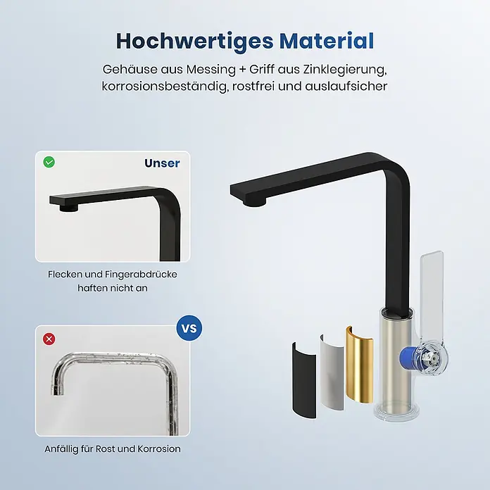 Emke Waschtischarmatur Arcspout XF26 - Chrom