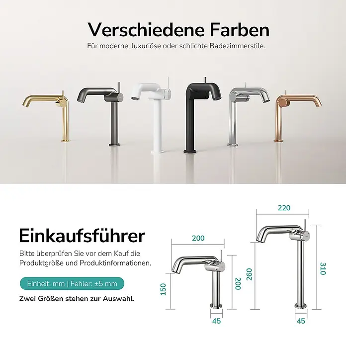 Emke Waschtischarmatur Flowcurv XF24 - Chrom, Glänzend