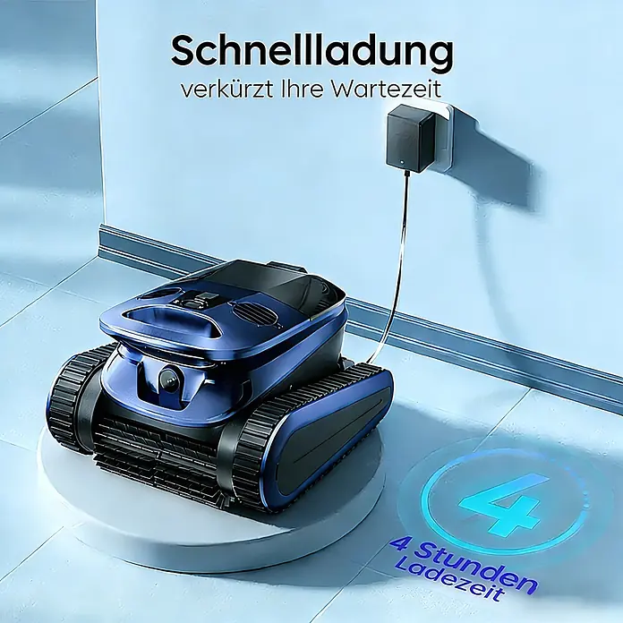 EVERCROSS BOT Poolroboter - Akkubetrieben, Passend für: Alle Pooltypen, Filterleistung: 18.000 l/h