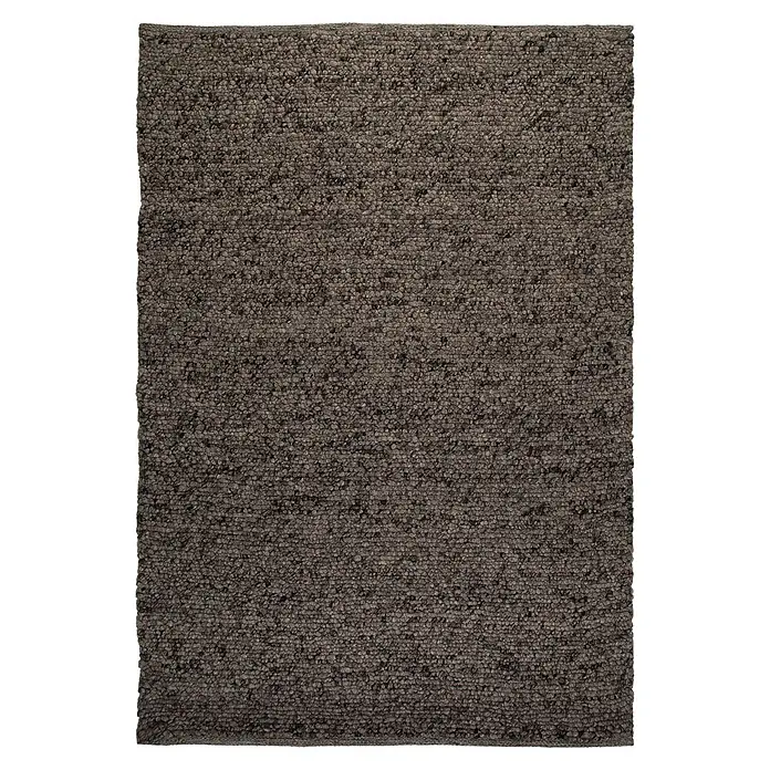 Kayoom Wollteppich Darleen 685 - Graphit, 170 x 120 cm, 100 % Wolle - Draufsicht