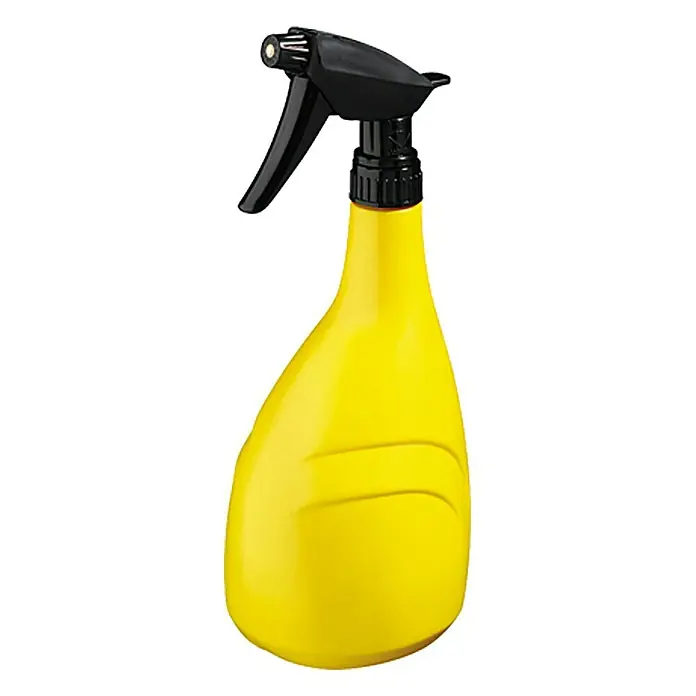 Geli Eden Handsprüher - Gelb, 0,9 l - Gelbe Sprühflasche mit schwarzem Sprühkopf, ideal für Gartenarbeit und Reinigung, ein praktisches Hilfsmittel für den Haushalt.