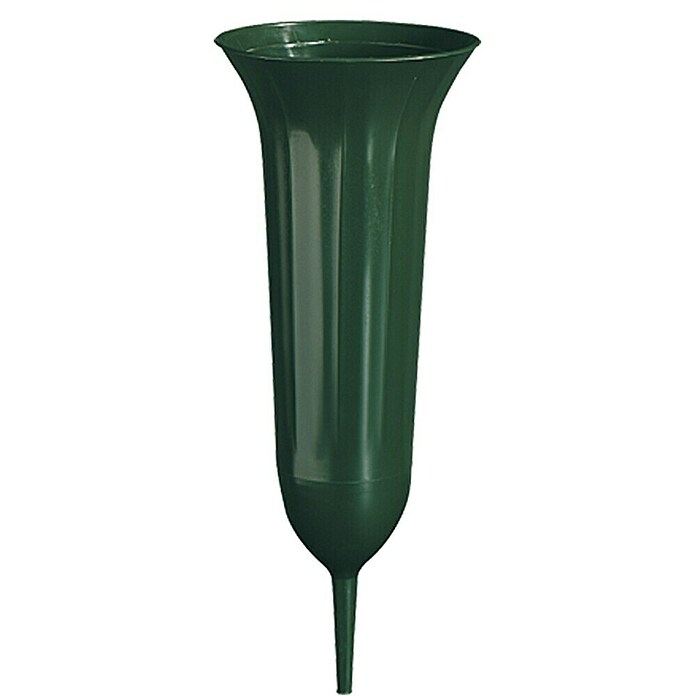 Geli Nadgrobna vaza  (Vanjski promjer: 11,5 cm, Visina: 31 cm, Tamnozelene boje) | BAUHAUS