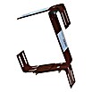 Geli Balkonkastenhalter Typ C (Braun, 3-fach verstellbar, 2 Stk.)