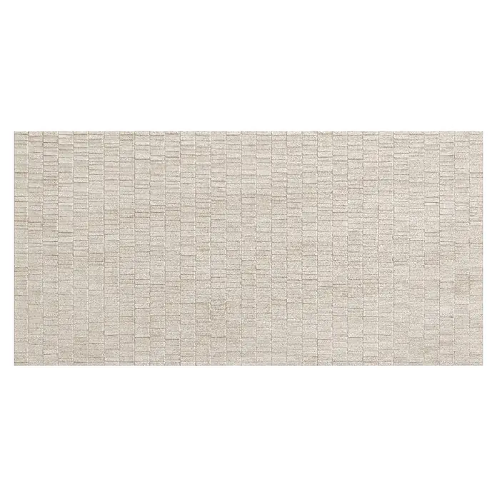 Atlas Concorde Solution Wandfliese Trame - 40 x 80 cm, White, Matt - Draufsicht