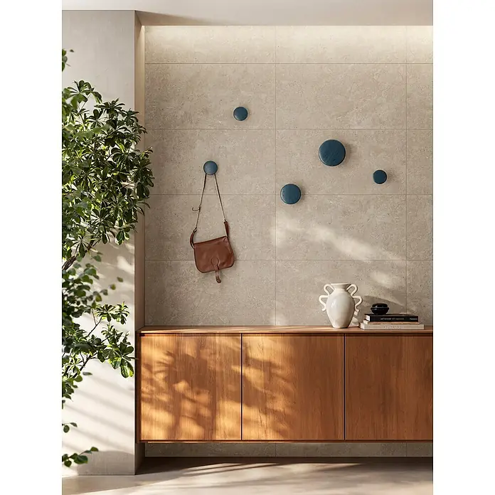 Atlas Concorde Solution Wandfliese Duolith Field - 40 x 80 cm, Ivory, Matt - Stimmungsaufnahme