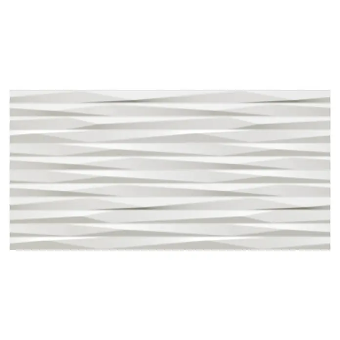 Atlas Concorde Solution Wandfliese Blade 3D - 40 x 80 cm, White, Matt - Draufsicht