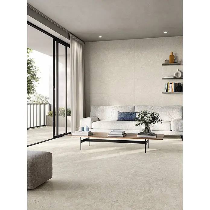 Atlas Concorde Solution Wandfliese Duolith Field - 40 x 80 cm, Wool, Matt - Stimmungsaufnahme