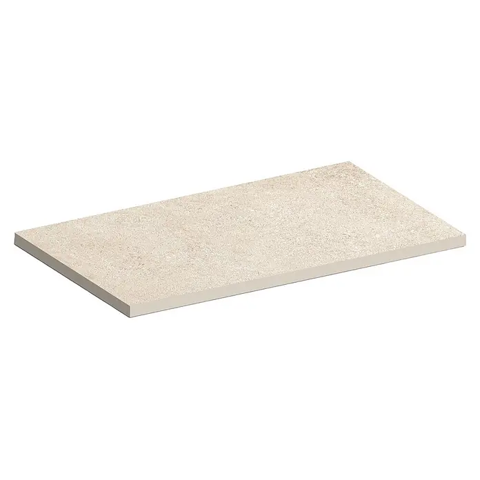 Atlas Concorde Solution Wandfliese Yacht Field - 40 x 80 cm, Ivory, Matt - Diagonale Ansicht