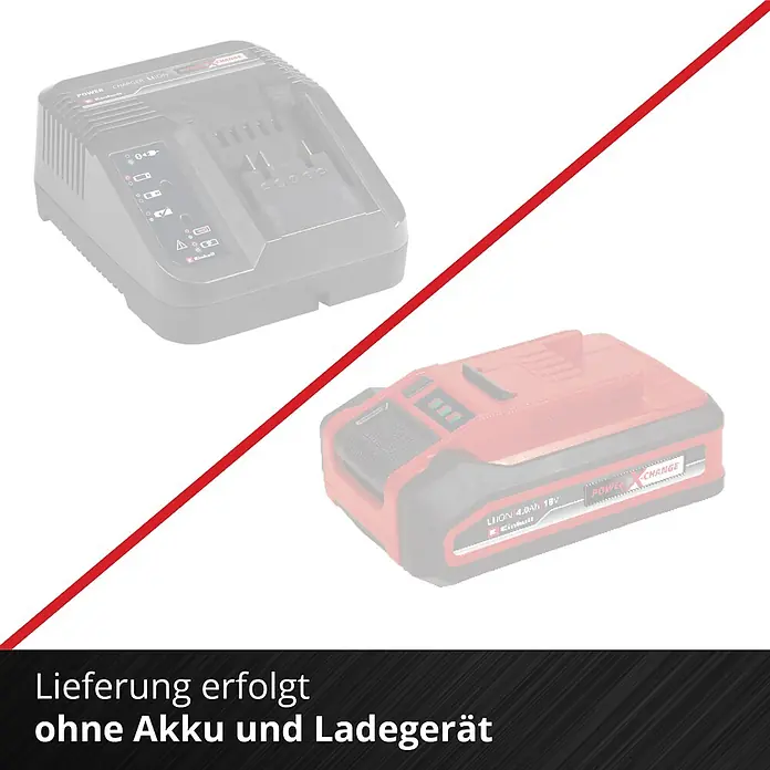 Einhell Power X-Change 18V Akku-Multifunktionswerkzeug GC-HC 18/4520Li - 18 V, Anzahl Akkus: Ohne Akku - Informationsansicht