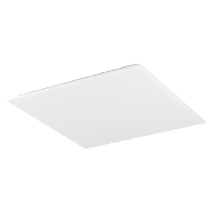 Eglo LED-Deckenleuchte Moradillo-Z - 21 W, L x B x H: 595 x 595 x 61 mm, Weiß, RGB - Weißes rechteckiges LED-Panel.