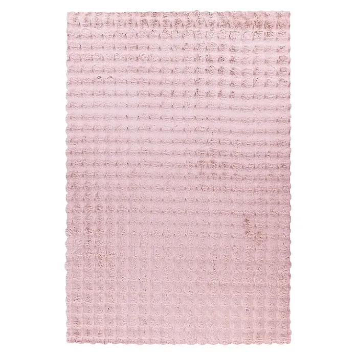 Kayoom Fellteppich Hailey 125 - Rosa, 230 x 160 cm, 100 % Polyester - Draufsicht