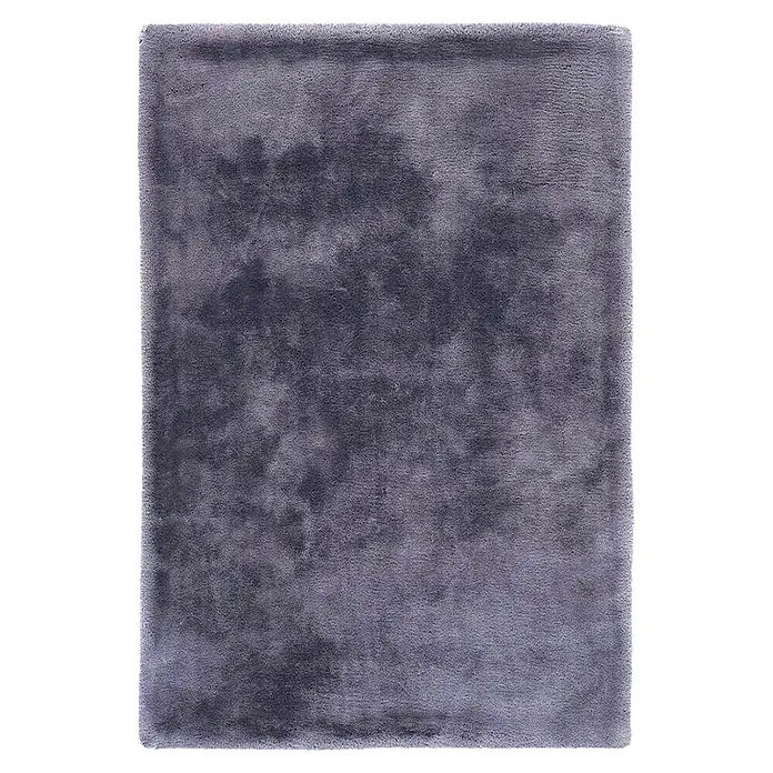 Kayoom Fellteppich Boundless 225 - Anthrazit, 150 x 80 cm, 90 % Polyester, 10 % Baumwolle - Draufsicht