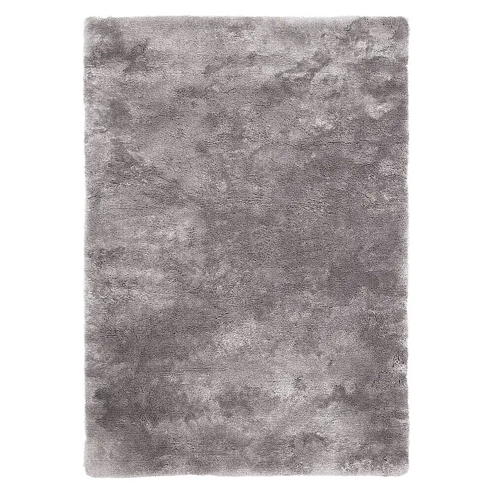 Kayoom Hochflorteppich Dolphin 500 - Silber, 170 x 120 cm, 100 % Polyester - Draufsicht