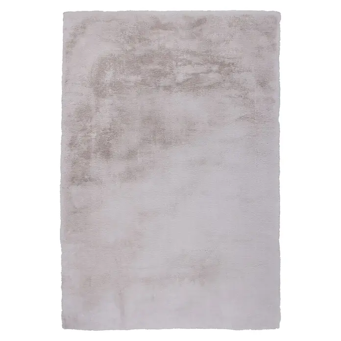 Kayoom Fellteppich Luxe 525 - Polargrau, 230 x 160 cm, 90 % Polyester, 10 % Wolle - Draufsicht