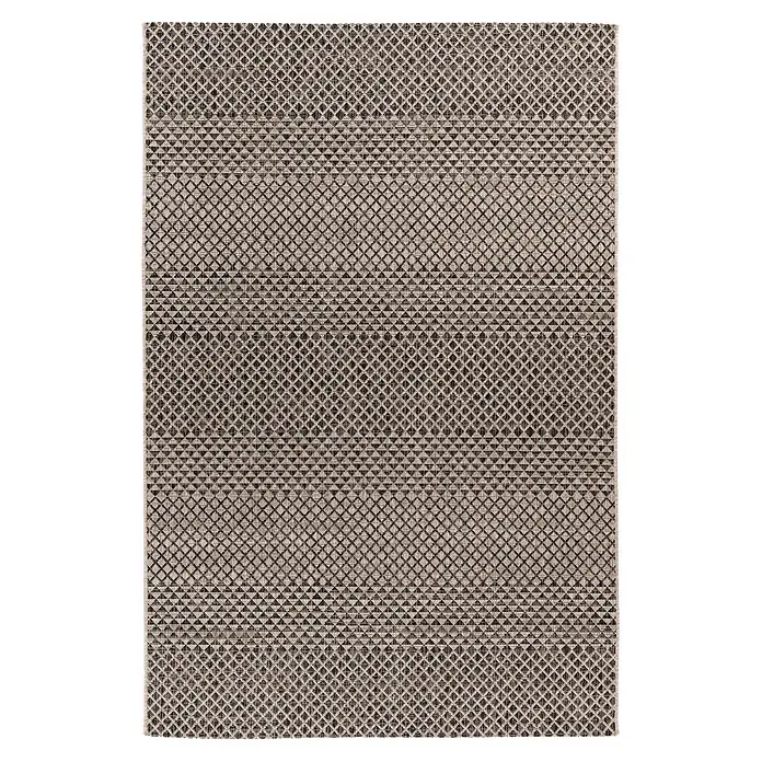 Kayoom Outdoor-Teppich Nautic 887 - Grau, 150 x 80 cm, 100 % Polypropylen - Draufsicht