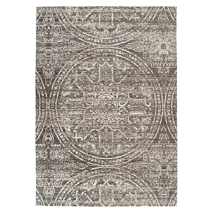 Kayoom Kurzflorteppich Davis 425 - Grau, 150 x 80 cm, 100 % Polyester - Draufsicht