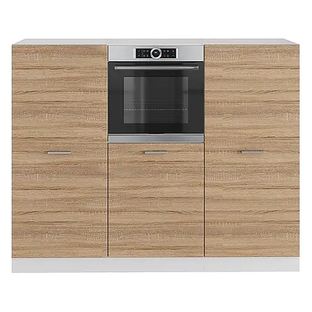 Vicco  Küchenleerblock R-Line Sonoma/Weiß ohne Arbeitsplatte
