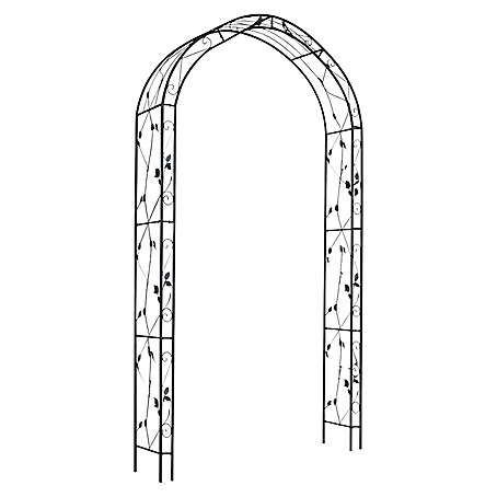 Rosenbogen Mira (38 x 145 x 260 cm, Stahl, Anthrazit)