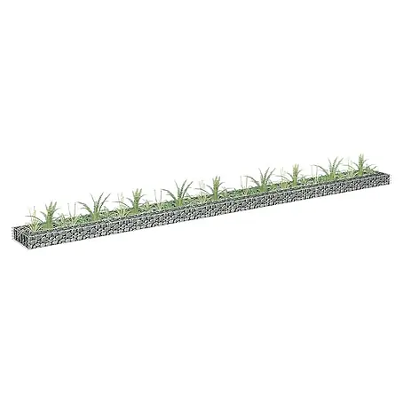 Furnicato  Gabionen-Hochbeet verzinkter Stahl
