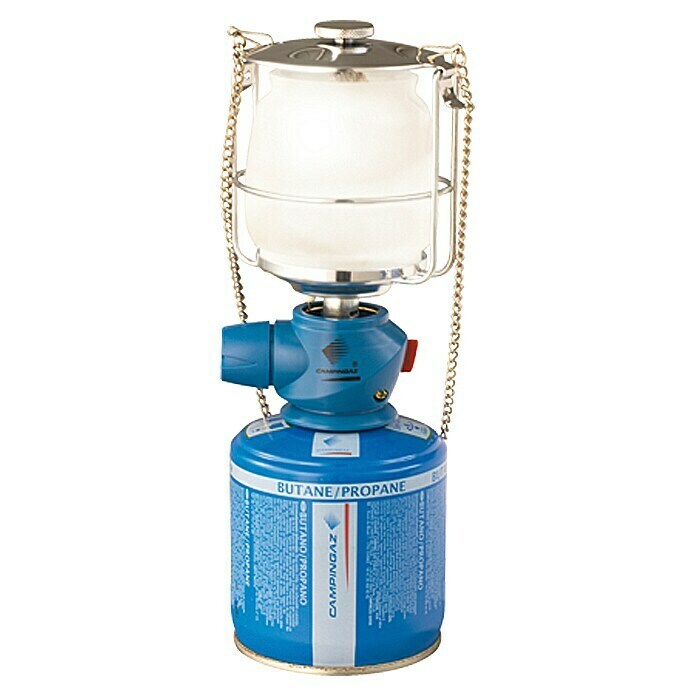 Campingaz Lampara de gas Lumostar Plus PZ (Medidas: 10 x 17 cm Ø, 10 - 80 W, Encendido piezoeléctrico)