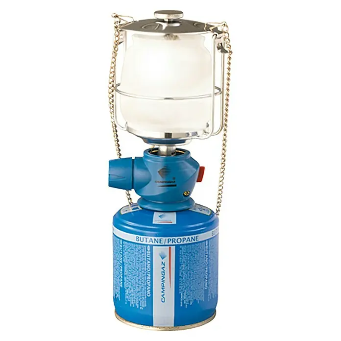 Campingaz Lámpara de gas Lumostar Plus PZ - Ø x Al: 17 x 10 cm - Lámpara Campingaz de butano/propano, ideal para aventuras al aire libre. Iluminación fiable para camping y más.