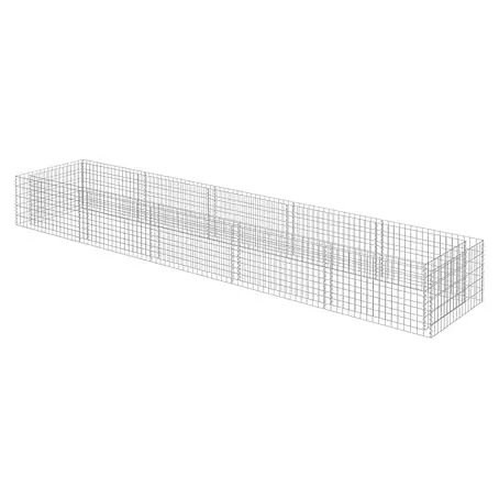Furnicato  Gabionen-Hochbeet verzinkter Stahl