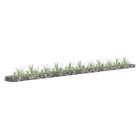 Furnicato  Gabionen-Hochbeet verzinkter Stahl