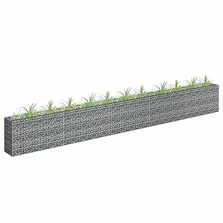 Furnicato  Gabionen-Hochbeet verzinkter Stahl