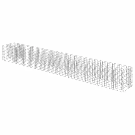 Furnicato  Gabionen-Hochbeet verzinkter Stahl