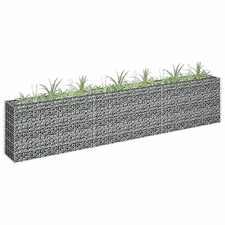 Furnicato  Gabionen-Hochbeet verzinkter Stahl
