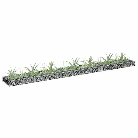 Furnicato  Gabionen-Hochbeet verzinkter Stahl