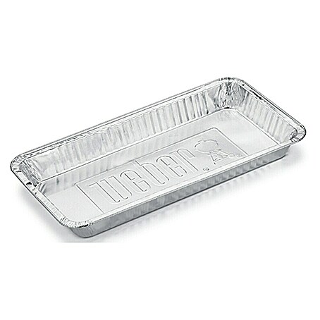 Weber Bandejas de aluminio (L x An x Al: 28 x 18 x 5 cm, 10 ud.)