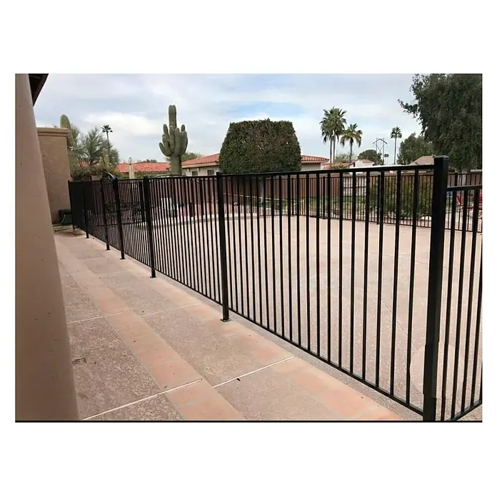 Adaptta Gartentor - 80 x 110 cm, Schwarz, Stahl