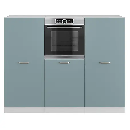 Vicco  Küchenleerblock R-Line Blau-Grau/Weiß ohne Arbeitsplatte