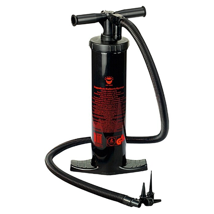 Intex Bomba de pistón doble Quick III (1 x bomba de pistón doble, 4 x adaptador)