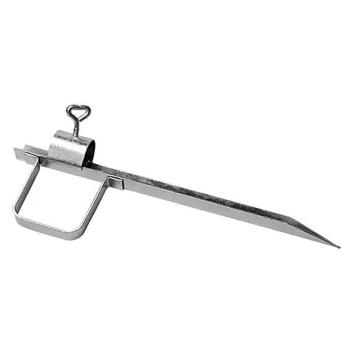 Doppler Rasendorn - Für Rohrdurchmesser: 0 mm - 32 mm - Dieses Bild zeigt einen Stopfnadelhalter aus Metall, ein Werkzeug zum einfachen Festhalten von Polsternadeln.