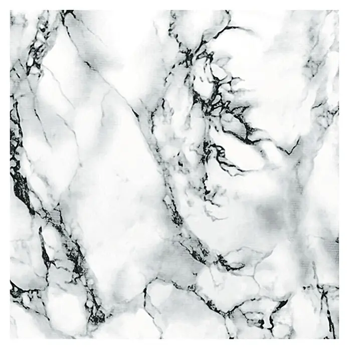 D-c-fix Marmoreffektfolie Marmi - 200 x 67,5 cm, Weiß, Selbstklebend - Draufsicht