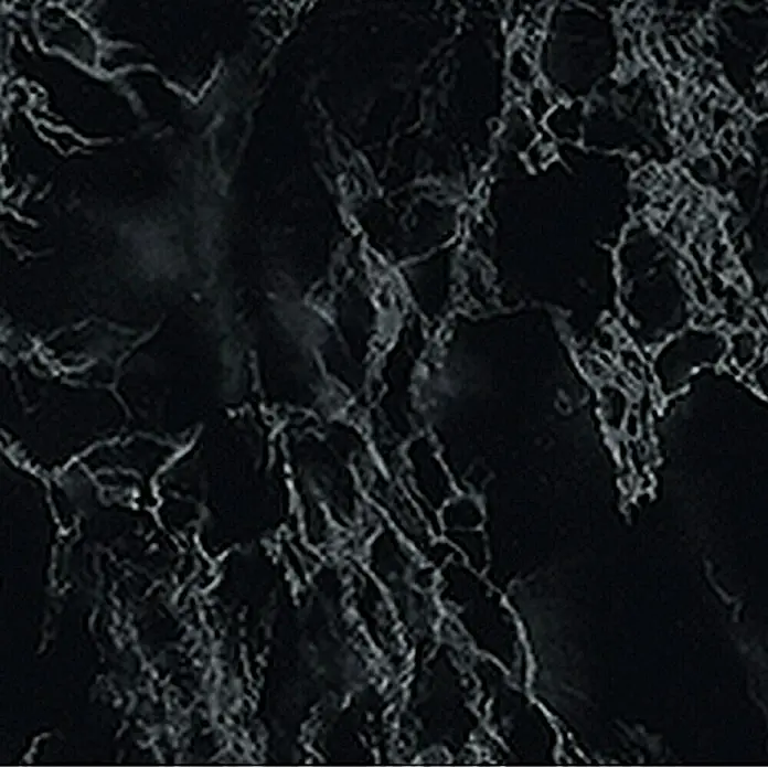 D-c-fix Lámina efecto mármol - Negro, 67,5 x 200 cm, Marmi, Autoadhesivo - Textura de mármol negro con finas vetas blancas, creando un fondo lujoso y sofisticado.