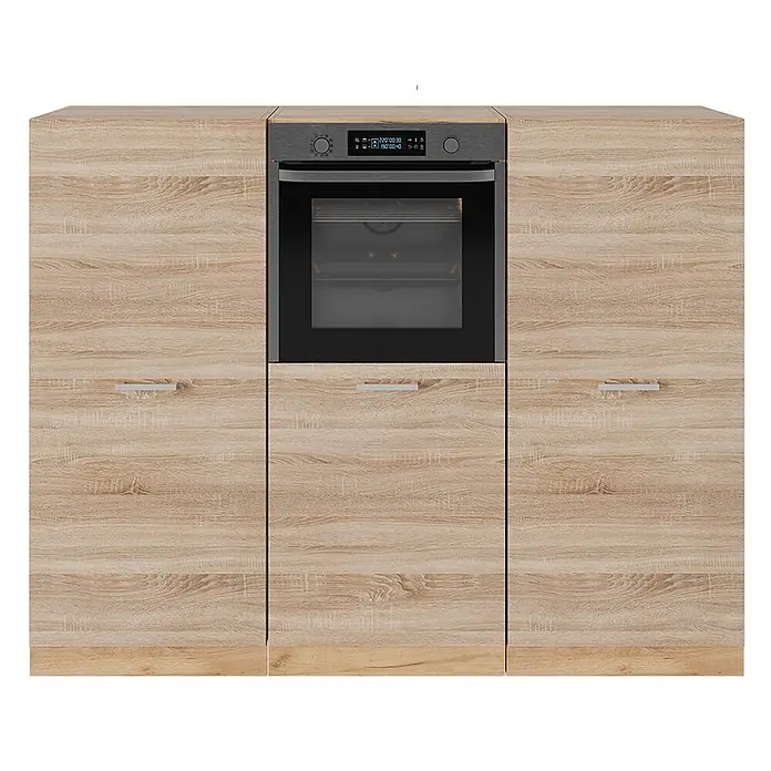 Vicco Küchenleerblock R-Line Sonoma/Goldkraft Eiche ohne Arbeitsplatte - Sonoma