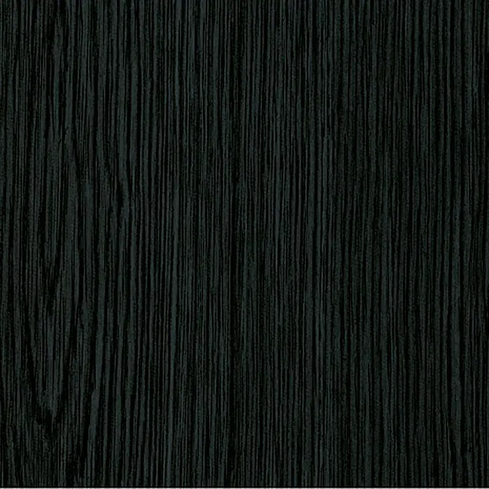 D-c-fix Holzoptikfolie Blackwood - 200 x 67,5 cm, Schwarz, Selbstklebend - Schwarzes Holzfurnier mit feiner vertikaler Maserung, ideal für moderne Möbeldesigns und Innenausbau.