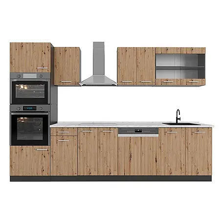 Küchenzeile R-Line 300 cm Artisan-Eiche Art.-Nr. 48945