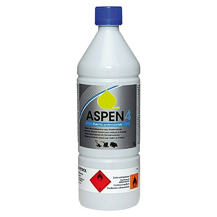 Aspen Alkylaatbenzine voor viertaktmotoren Aspen 4 (1 l)