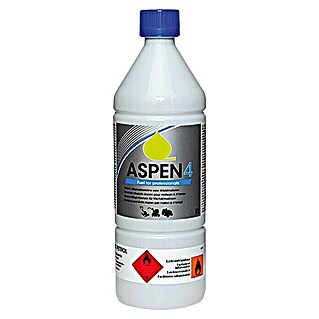 Aspen Alkylaatbenzine voor viertaktmotoren Aspen 4 (1 l, Passend bij: Alle gazononderhoudsmachines met benzinemotor)