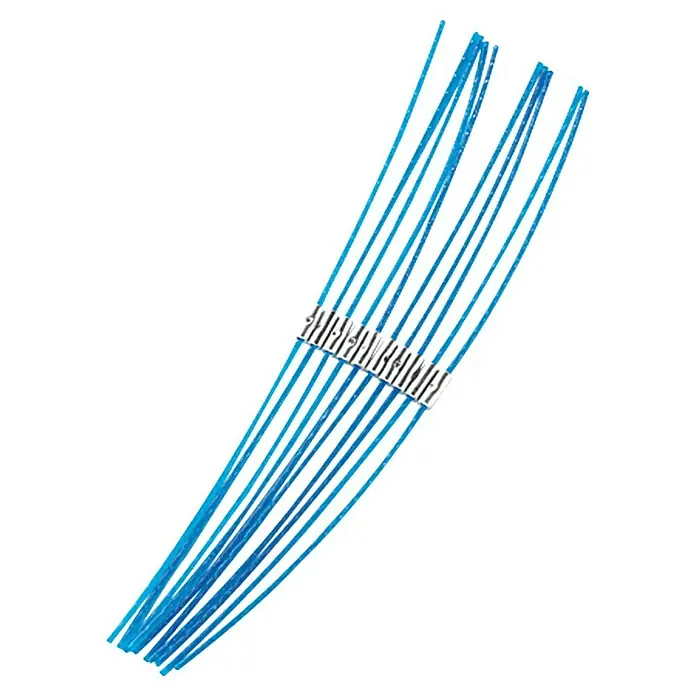 Bosch Trimmerfaden - Länge: 30 cm, 10 Stk., Passend für: Bosch Rasentrimmer Combitrim - Bündel blauer Reinigungsstäbe mit einer Metallmanschette, ideal für die Reinigung von schwer zugänglichen Stellen.