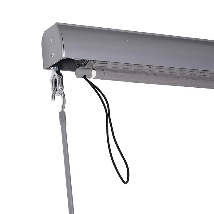 Outsunny Thermorollo mit Handkurbel - B x H: 120 x 0 cm, Grau